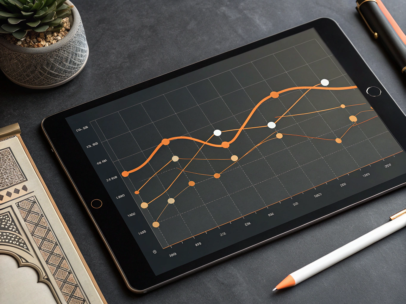 Graph showing dynamic hotel room rate fluctuations