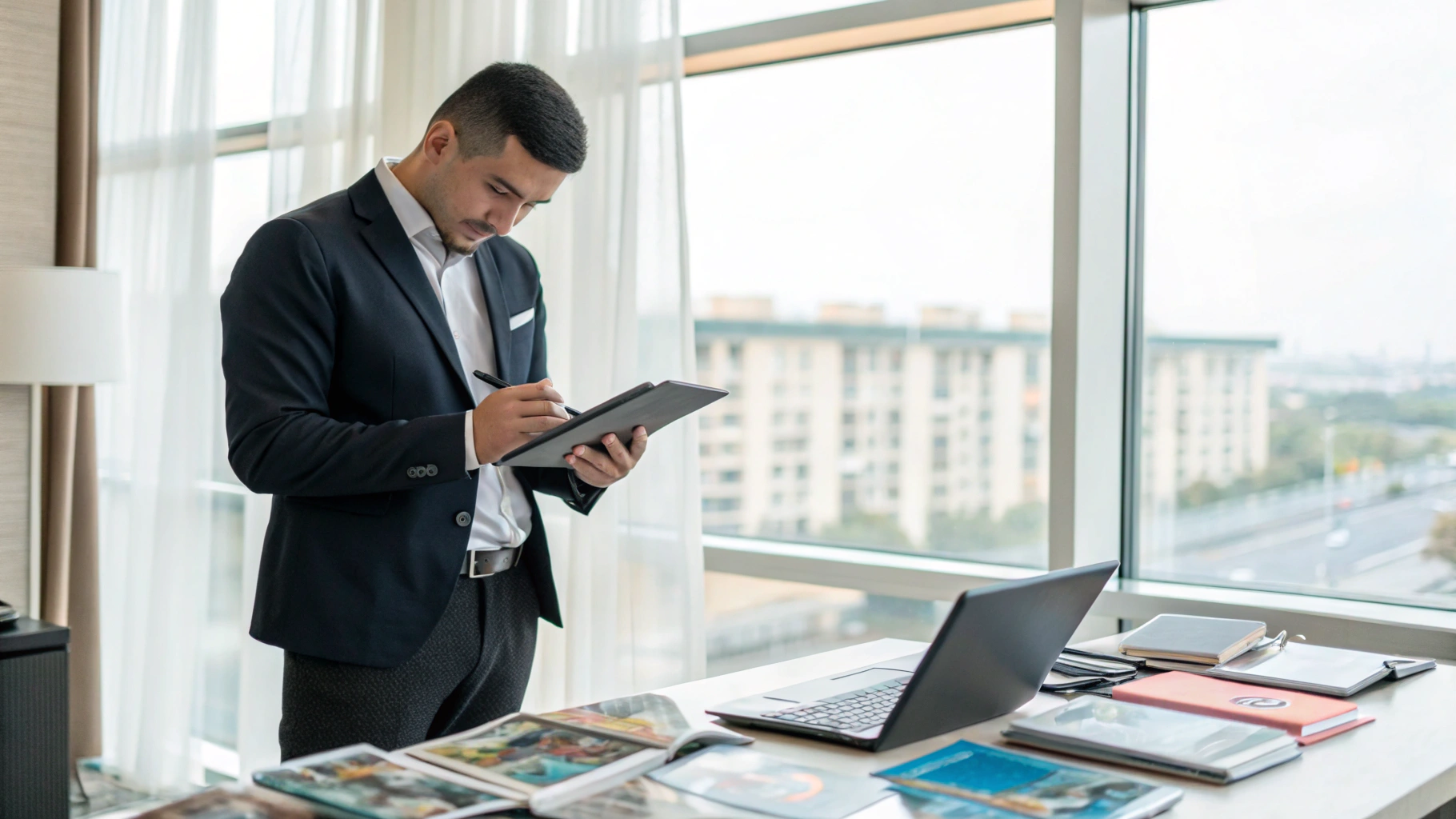 Disorganized hotel front desk and manual revenue tracking