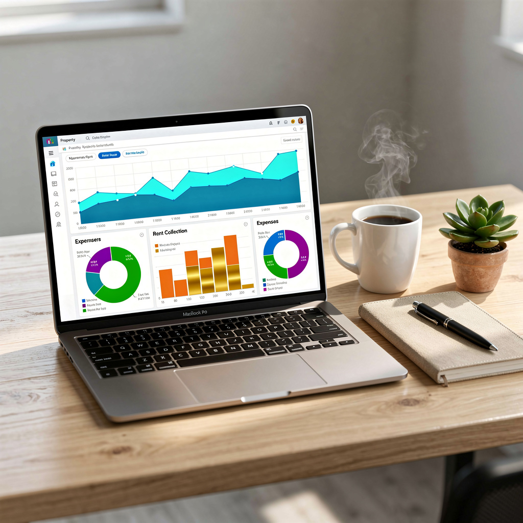 Hotel revenue growth case study dashboard showing 45% RevPAR increase