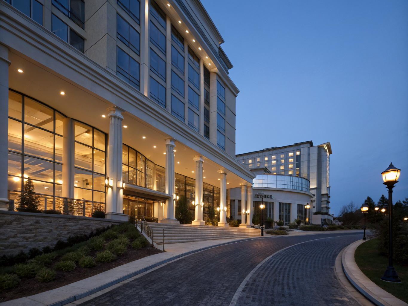 Luxury hotel architecture representing global expertise