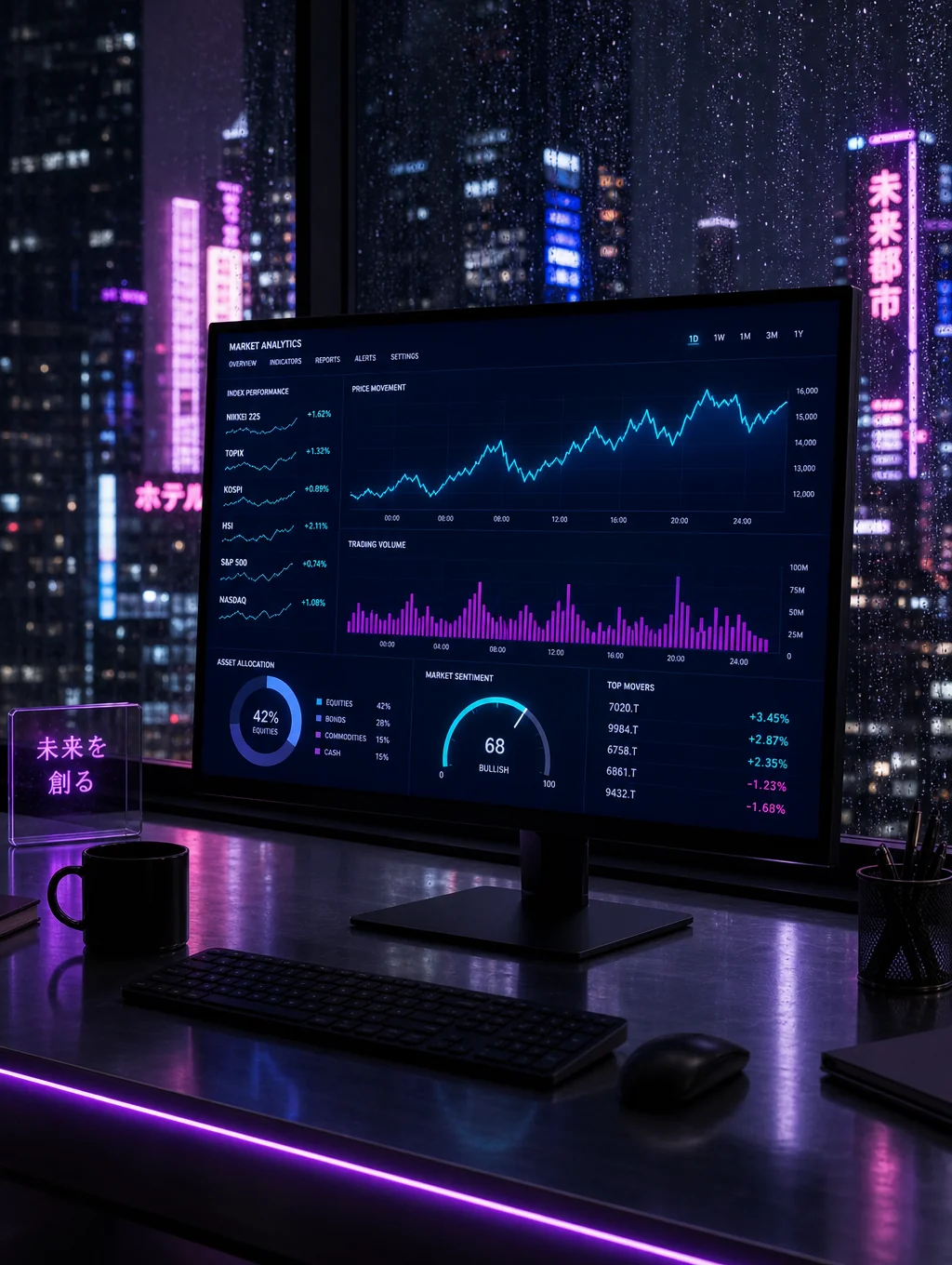 Market intelligence demand forecasting chart