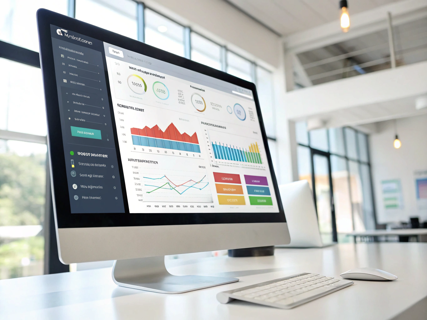 OTA revenue management dashboard showing booking conversion metrics