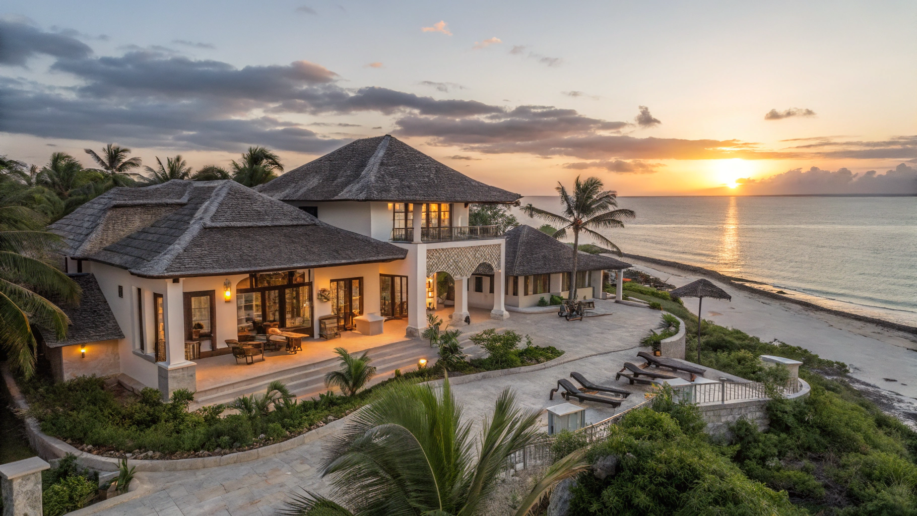 Eco Lodge Zanzibar — panoramic view of sustainable luxury property