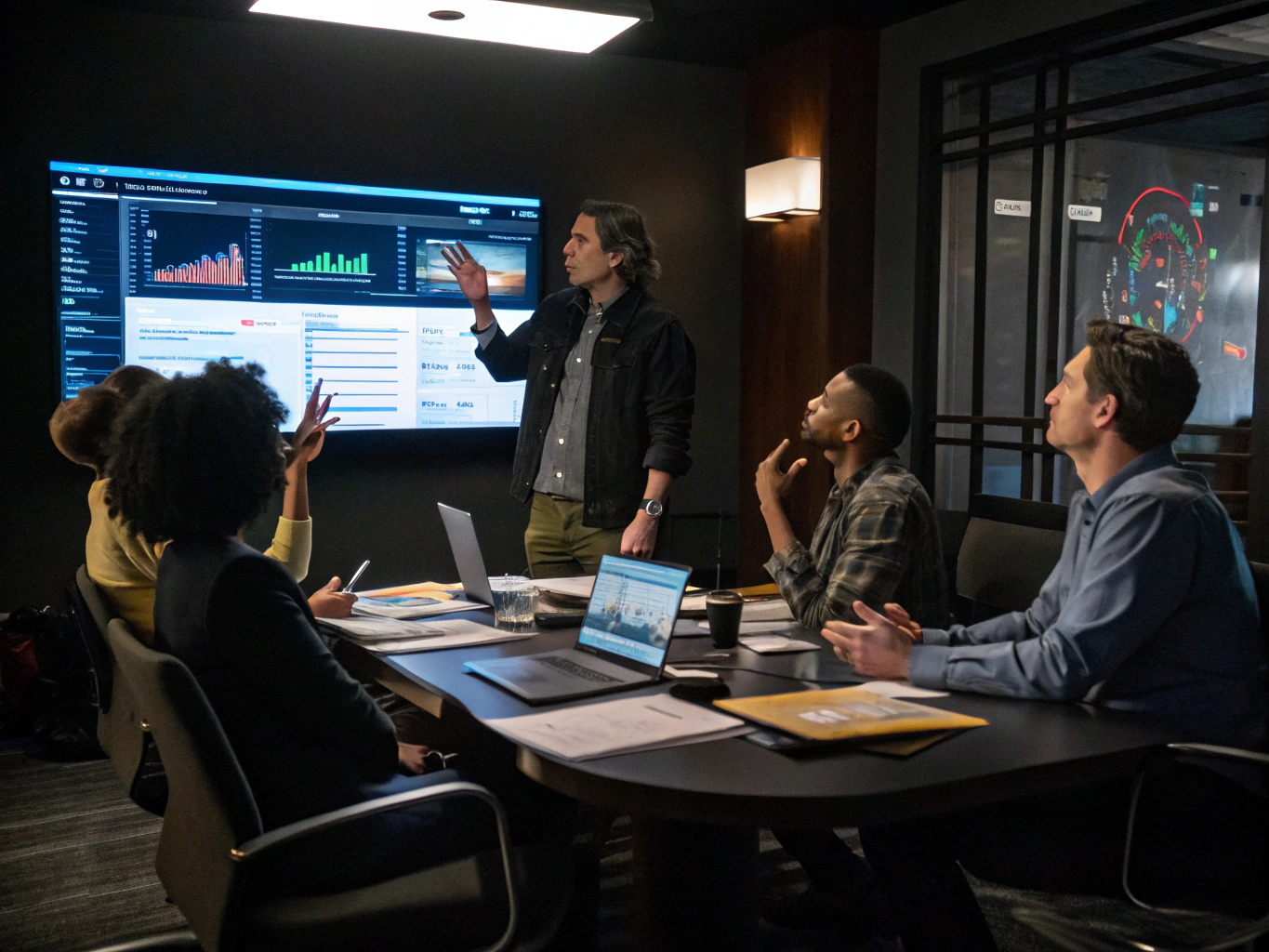 Revenue management team implementing new OTA listing strategies