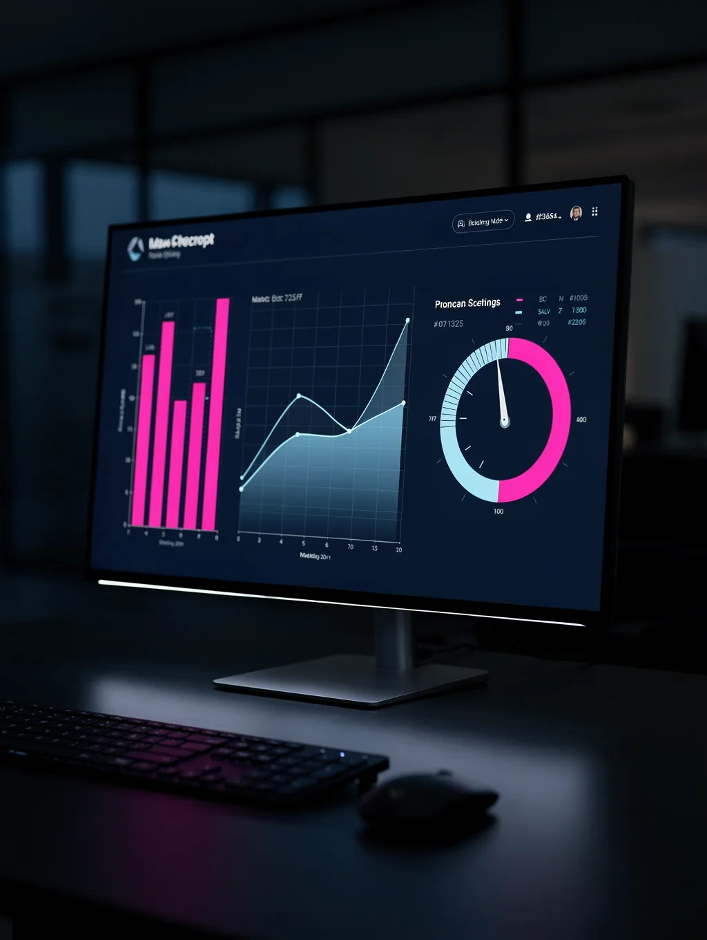 Urban Hotel India — revenue management dashboard showing growth metrics