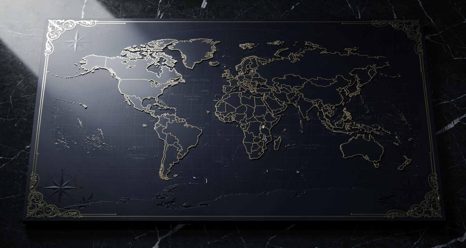 Global regional map overlay representing hotel expertise