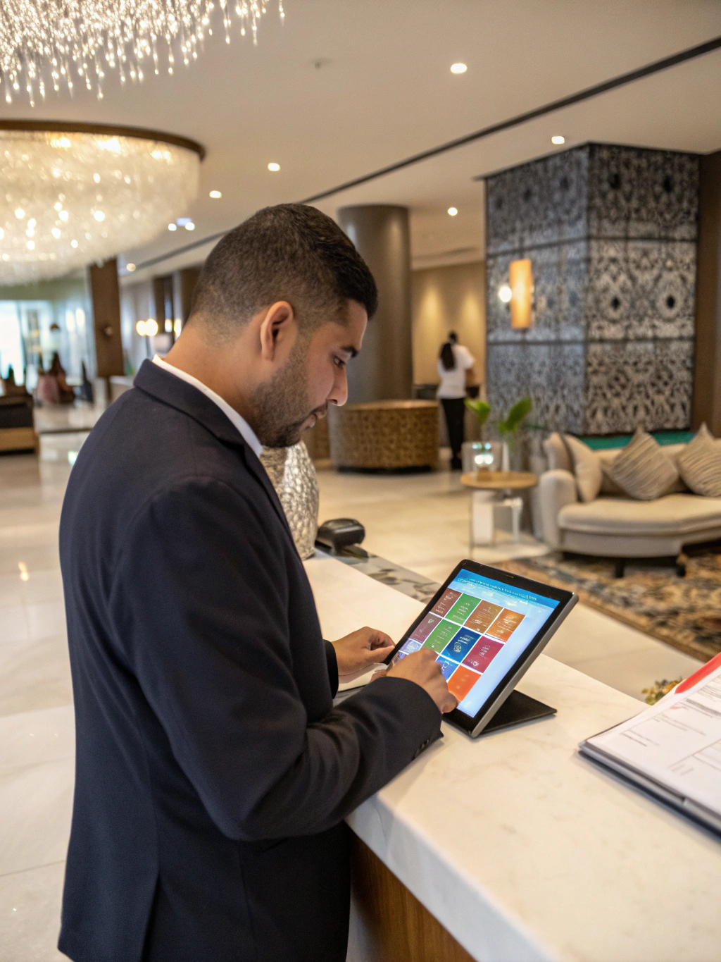Hospitality technology integration and software dashboard