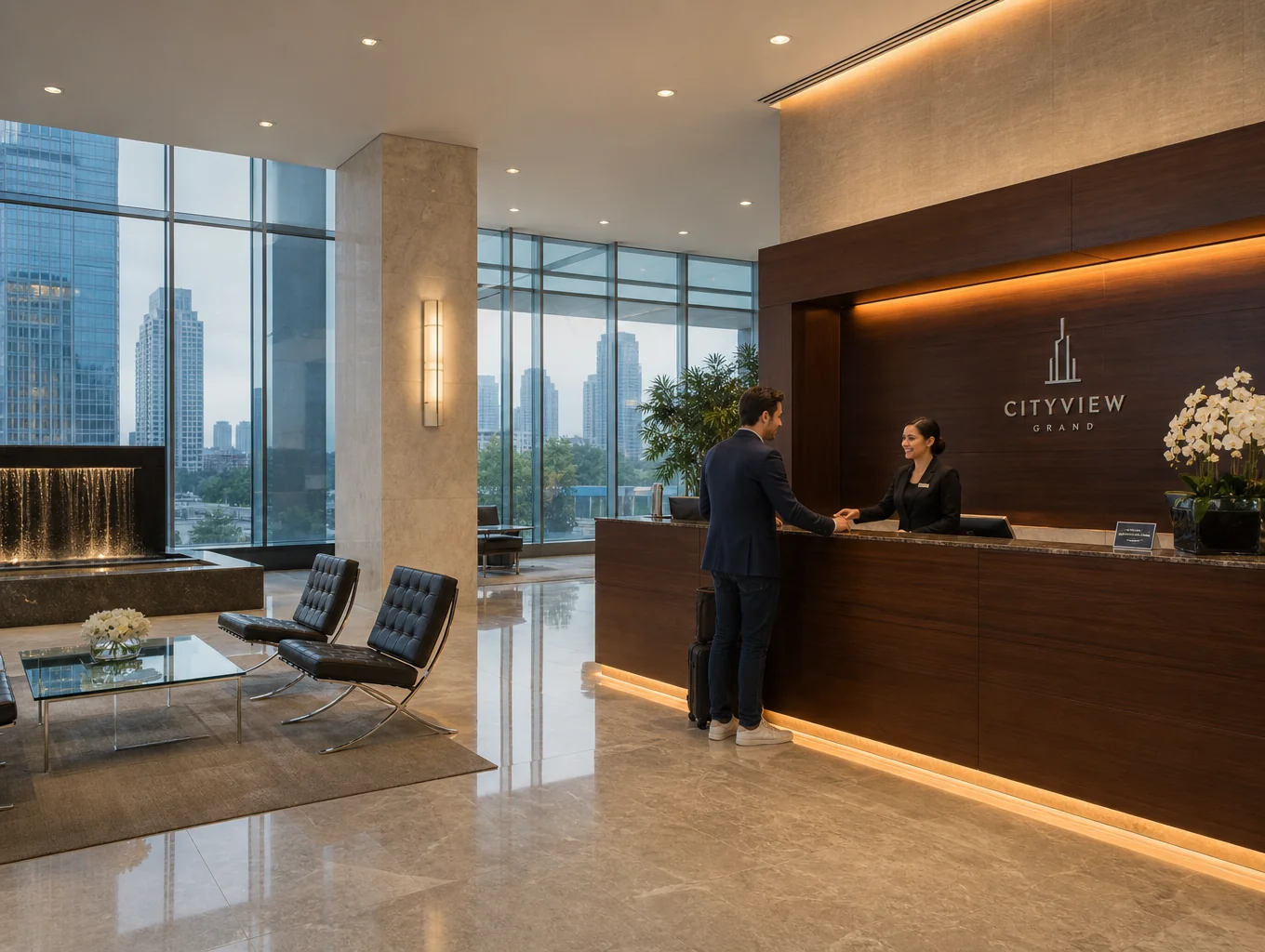 Luxury business hotel suite in Ahmedabad illustrating performance analytics and hotel revenue management