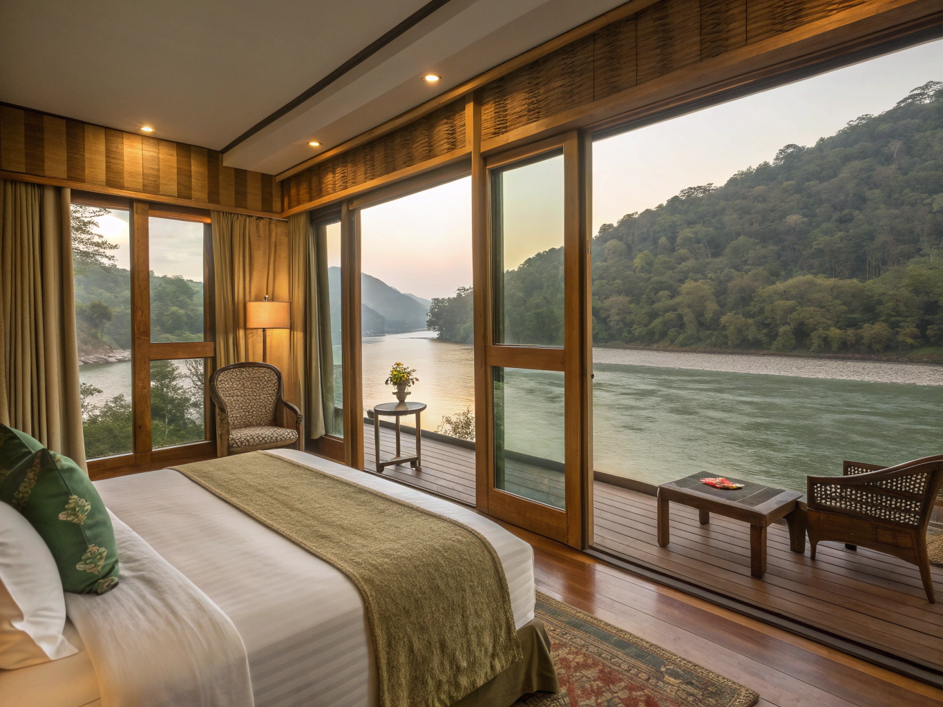 Luxury riverside resort in Rishikesh with dynamic pricing and hotel revenue management strategy
